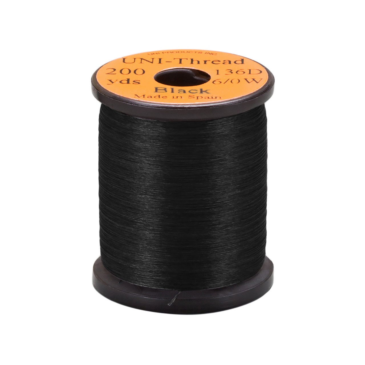 ティムコ(TIEMCO) UNI 6/0 ユニスレッド 200ヤード ブラック
