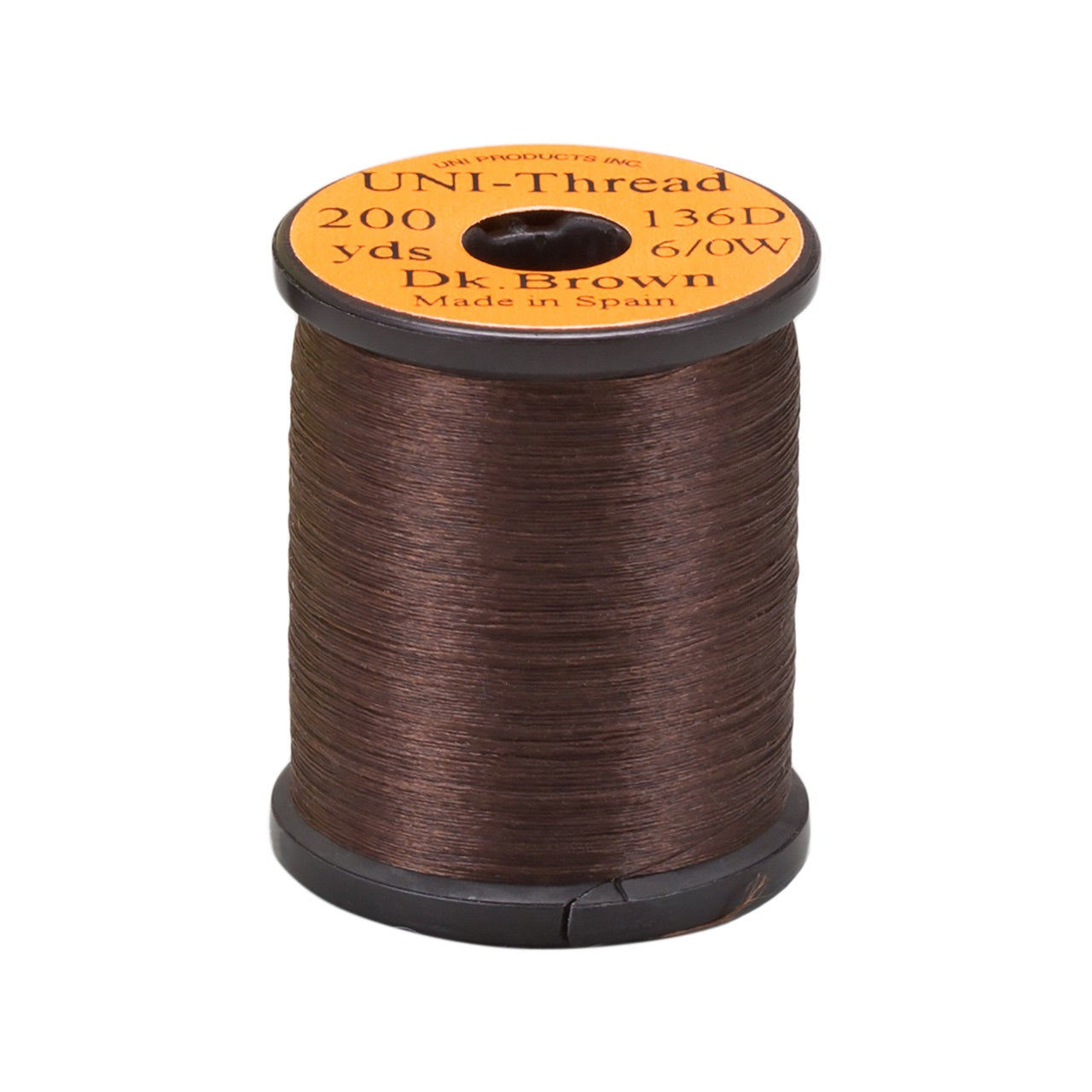 ティムコ(TIEMCO) UNI 6/0 ユニスレッド 200ヤード ダークブラウン