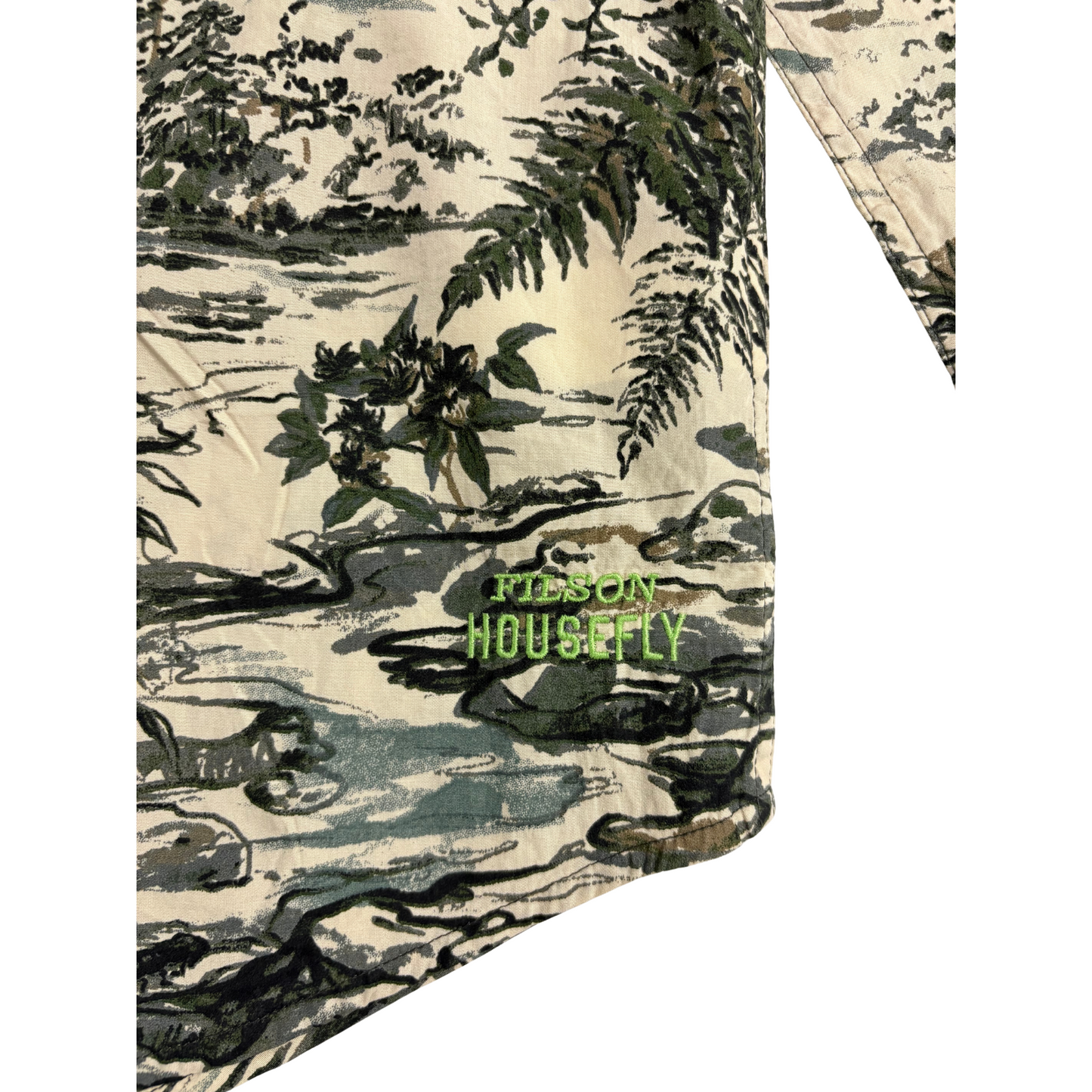 FILSON × HOUSEFLY ウォッシュド フェザークロス シャツ【30%OFF】