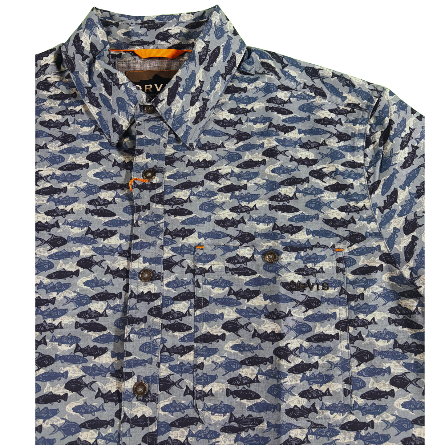 ORVIS 2Z5S ペイントテックシャンブレー ショートスリーブシャツ