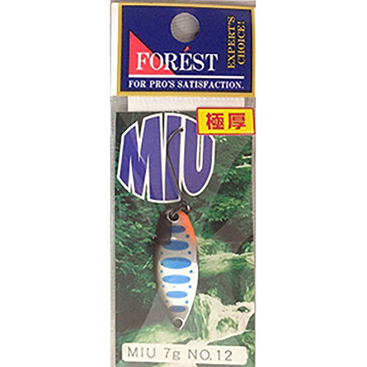 フォレスト(FOREST) MIU(ミュー) ネイティブ 7g #12 グリーンヤマメ