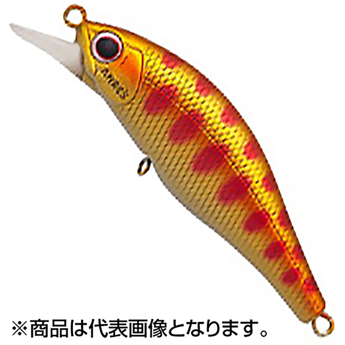 パームス(PALMS) アレキサンドラ 43mm 3.3g MAL-513 マットゴールドヤマメ AX-43HW
