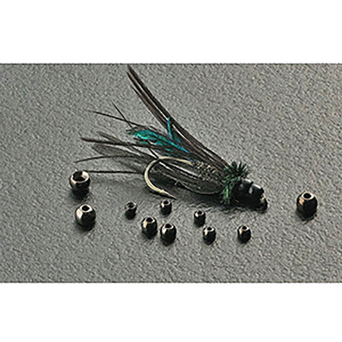 ティムコ(TIEMCO) TMC Tungsten Bead Black Round タングステンビーズ BLKラウンド M 3.3MM