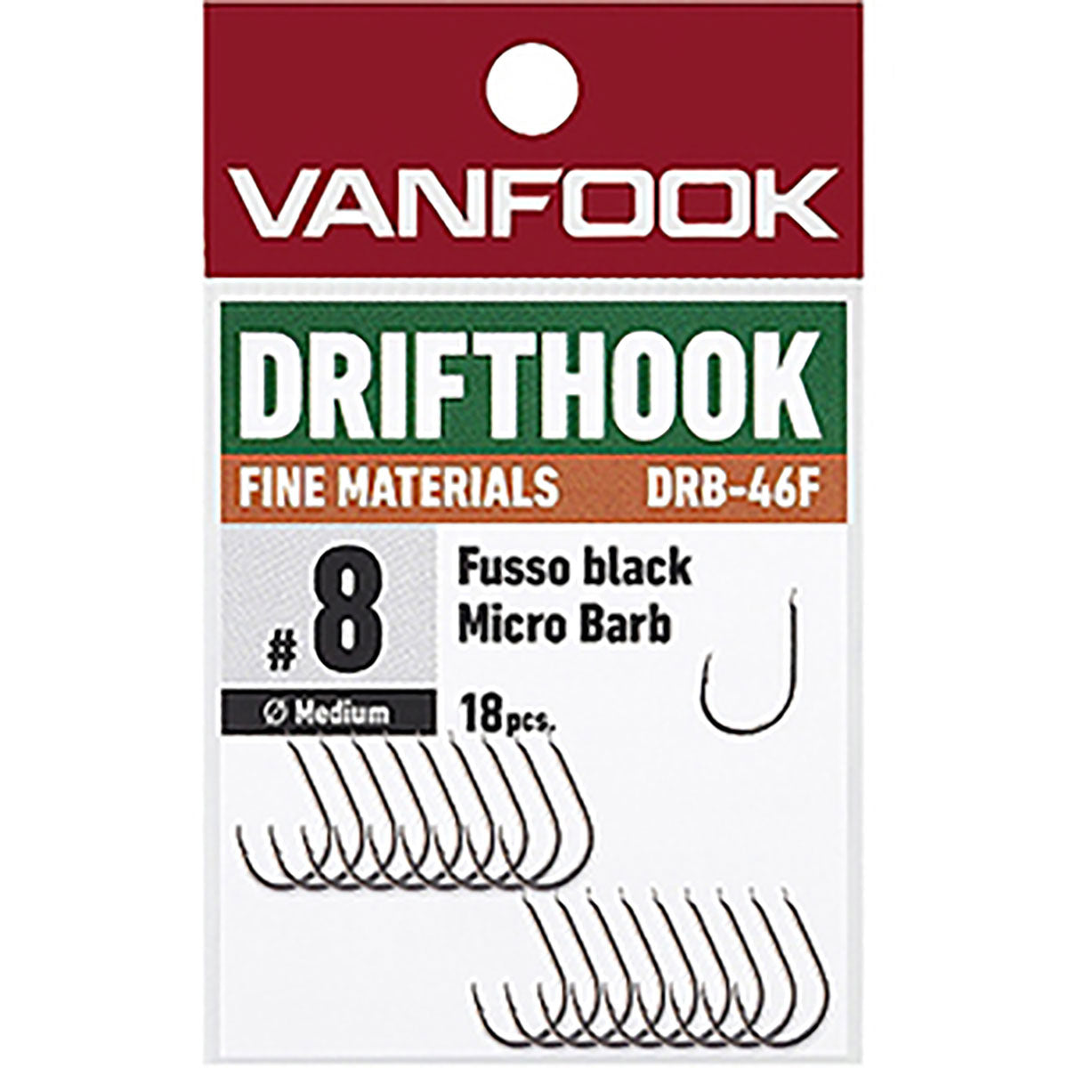 ヴァンフック(VANFOOK) ドリフトフック ファイン マテリアルズ #8 DRB-46F