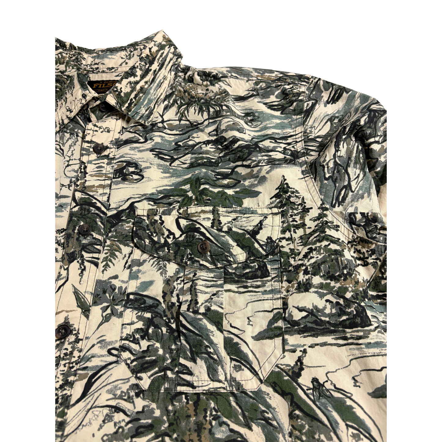 FILSON × HOUSEFLY ウォッシュド フェザークロス シャツ【30%OFF】