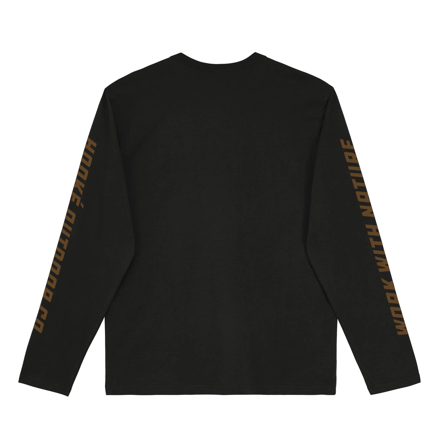 26S Ms Work With Nature Long Sleeve BLK -HOOKE