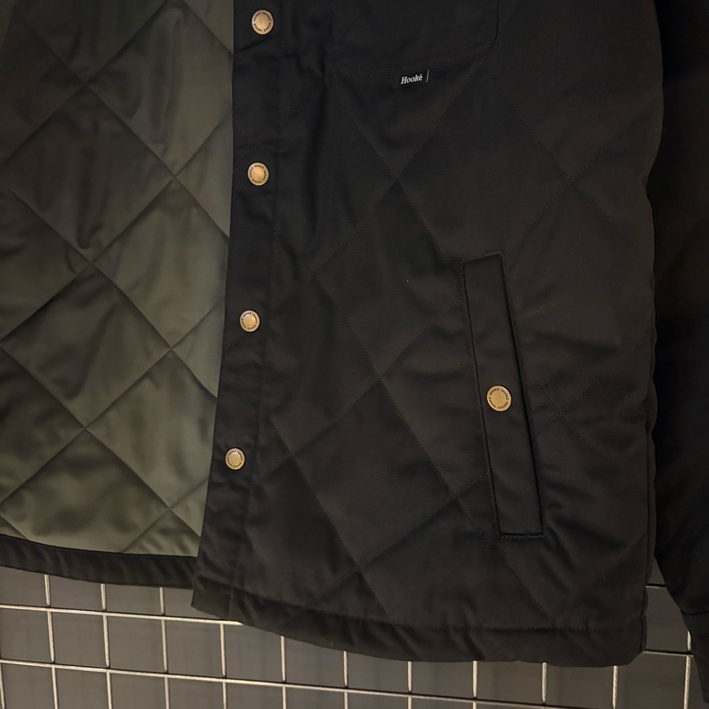 26S Ms Quilted Jack Shirt M-QIS-BLK