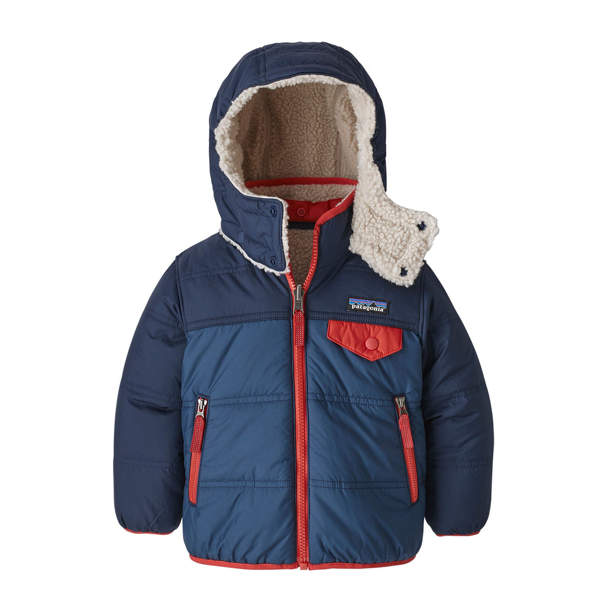 Patagonia Baby Reversible Tribbles Hoody Stone Blue SNBL