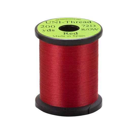 ティムコ(TIEMCO) UNI 8/0 ユニスレッド 200ヤード レッド