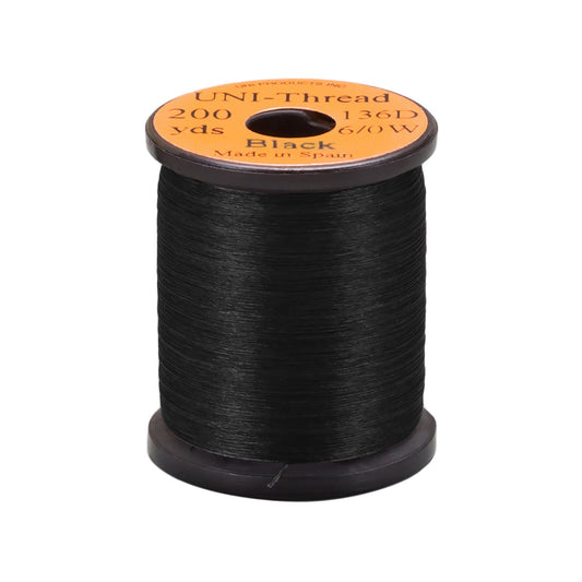ティムコ(TIEMCO) UNI 6/0 ユニスレッド 200ヤード ブラック