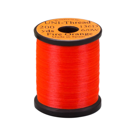 ティムコ(TIEMCO) UNI 6/0 ユニスレッド 200ヤード ファイヤーオレンジ