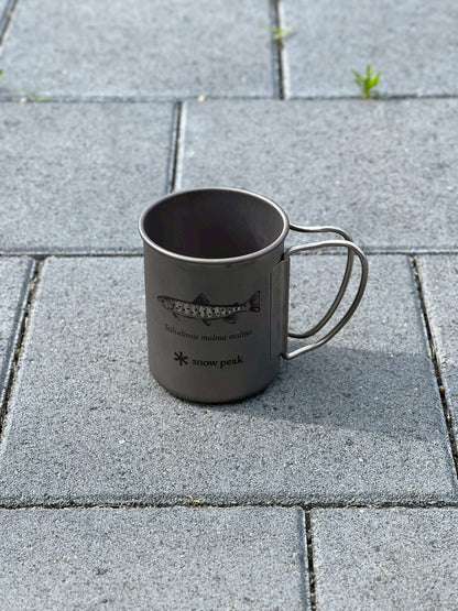 チタンマグ シングル 220 "オショロコマ" Titanium Single Wall "Salvelinus malma"