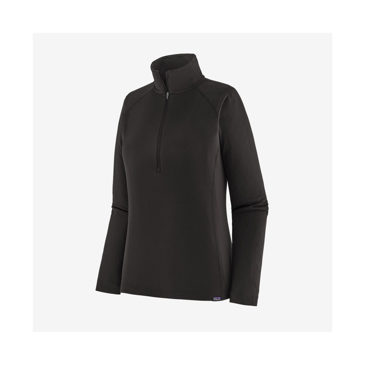 Ws Cap MW Zip Neck BLK S 44457