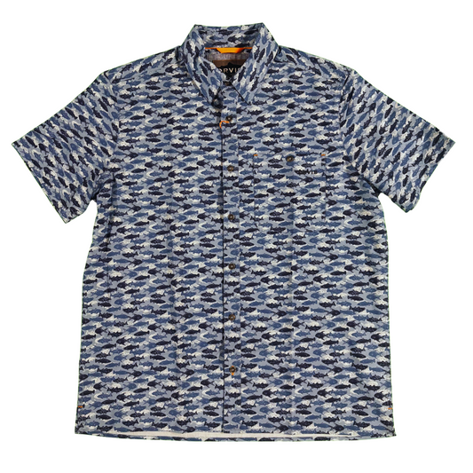 ORVIS 2Z5S ペイントテックシャンブレｰ ショートスリーブシャツ