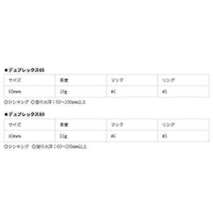 ﾃﾞｭﾌﾟﾚｯｸｽ 65 B01H ｲﾜｼ