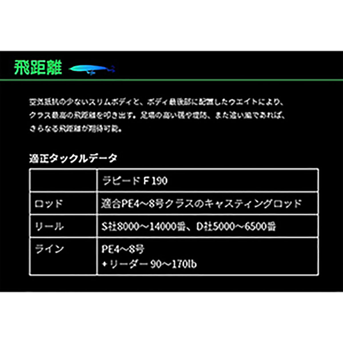 ﾗﾋﾟｰﾄﾞ F190 B01H ｲﾜｼ
