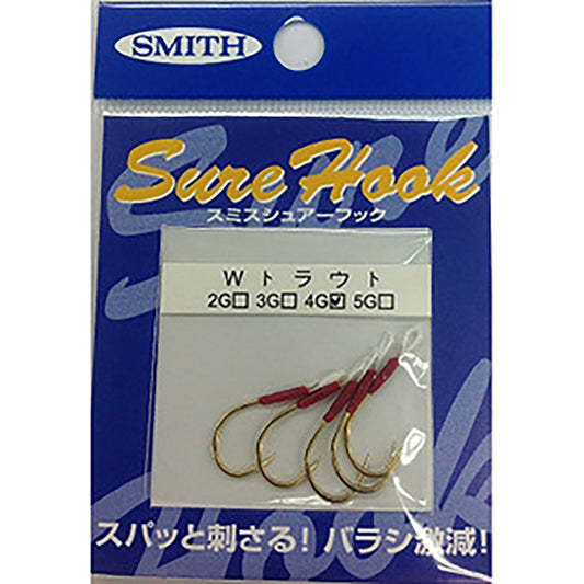 スミス(SMITH) シュアーフック Wトラウト 4G