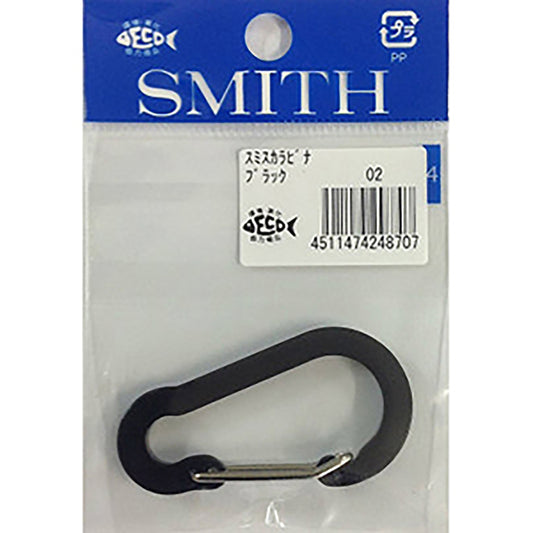 スミス(SMITH) カラビナ ロゴ入 #02 ブラック