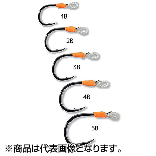 スミス(SMITH) シュアーフック タテアイショートシャンク #1B ブラック