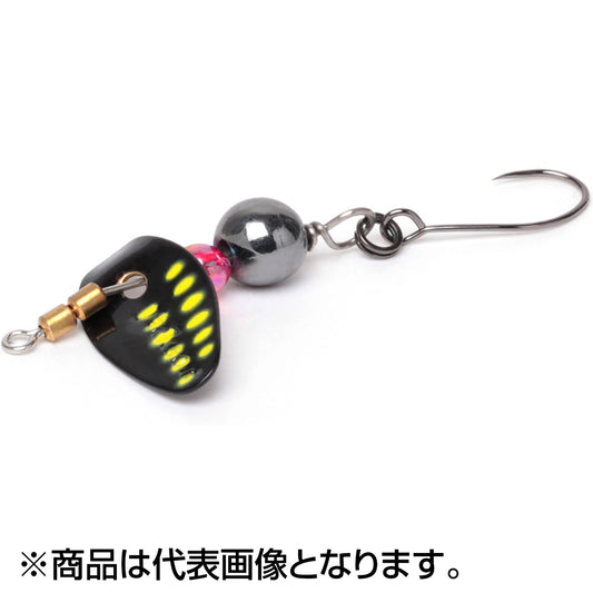 ジャクソン(Jackson) バギースピナー 3g BC ブラック/ チャートドット