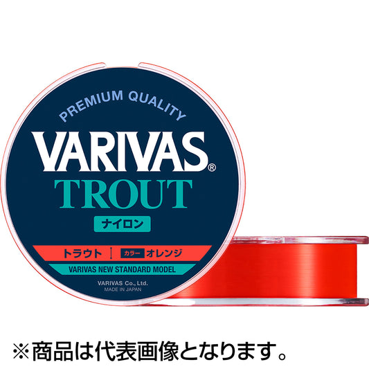 バリバス(VARIVAS) トラウト 100m 4lb 1号 オレンジ [ナイロン]