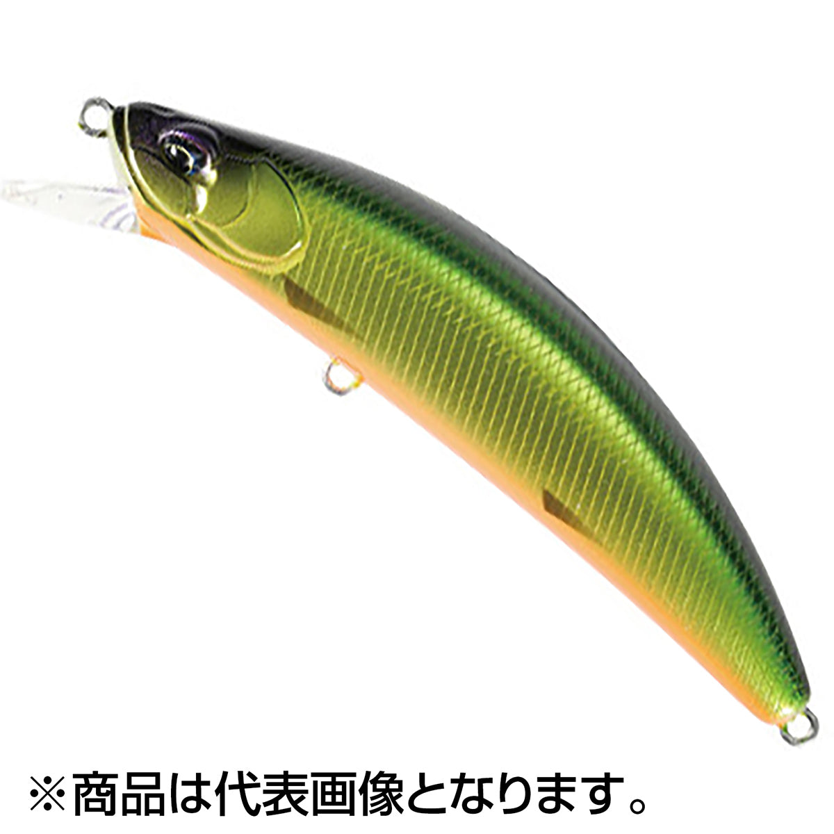 デュオ(DUO) 鬼鱒 神楽 77F 77mm 7.5g AVA4508 緑金