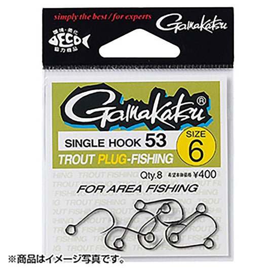 がまかつ(Gamakatsu) シングルフック53 (NSB) 1号 66-258【OFF】