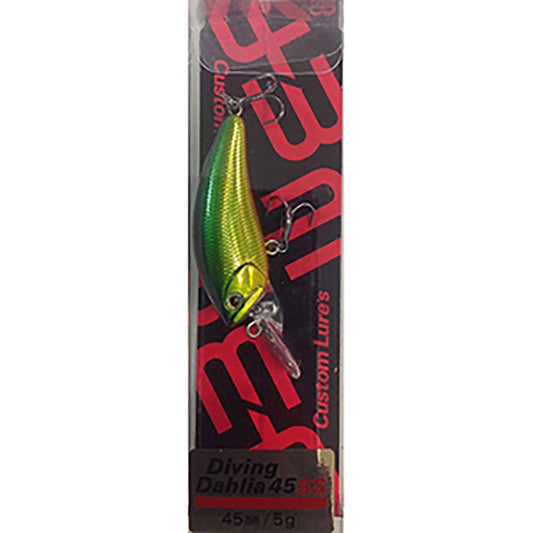 D3カスタムルアーズ(D3 Custom Lure's) ダイビングダリア 45SS #08 GGOR緑金オレンジ