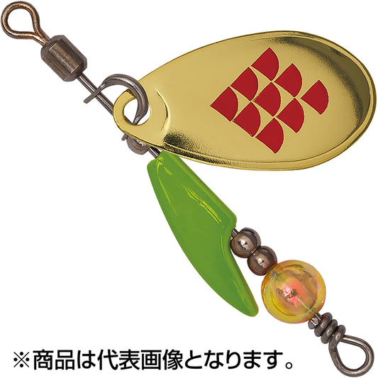 パームス(PALMS) スピンウォーククレビス 5.5g GYG ゴールド/イエローグリーン SPW-CV-5.5