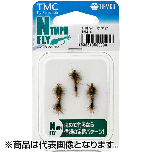 ティムコ(TIEMCO) 完成品フライセット ニンフフライセレクション N-01セット ヘアーズイアー #12