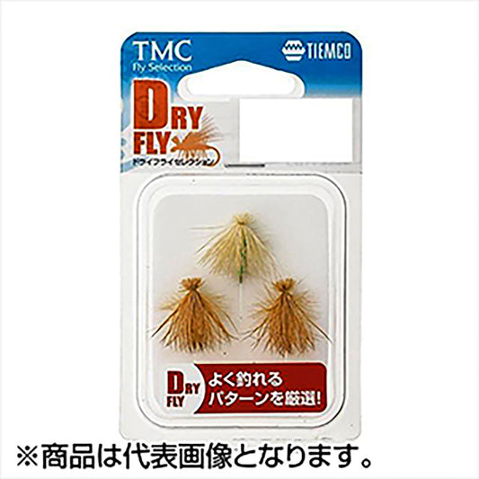 ティムコ(TIEMCO) 完成品フライセット ドライフライセレクション D-02セット エルクヘアカディス ライトカラー #12