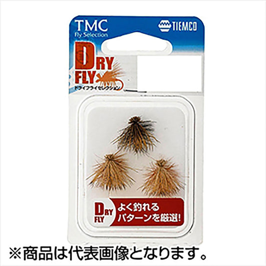 ティムコ(TIEMCO) 完成品フライセット ドライフライセレクション D-06セット エルクヘアカディス ダークカラー #12