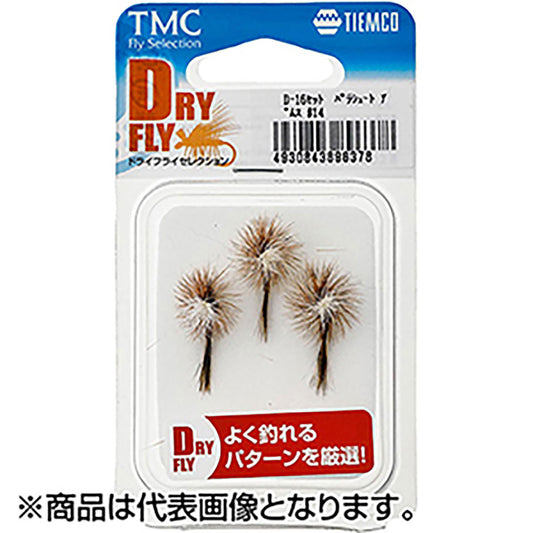ティムコ(TIEMCO) D-15セット パラシュート #12 アダムス Dry Fly Set