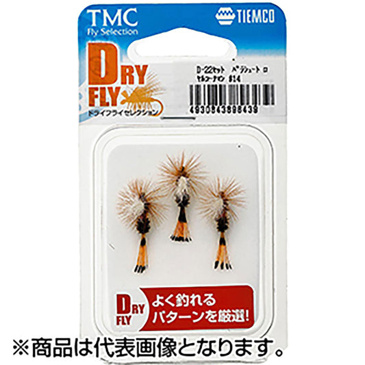 ティムコ(TIEMCO) 完成品フライセット ドライフライセレクション D-21セット パラシュート ローヤルコーチマン #12