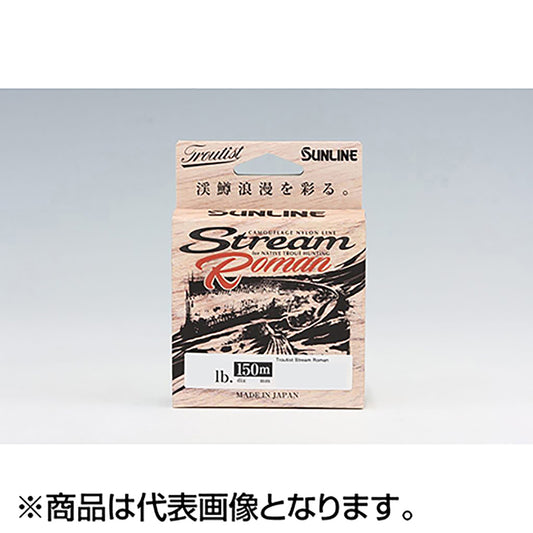 サンライン(SUNLINE) トラウティスト ストリームロマン 150m 4lb/1号 ステルスグレー＆フラッシュオレンジ [ナイロン]【OFF】