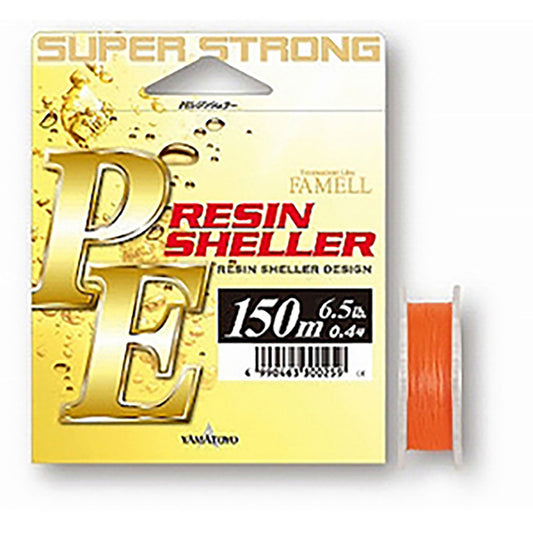 ヤマトヨテグス(YAMATOYO) PEレジンシェラー 150m 1.0号 15LBオレンジ [PEライン]【OFF】