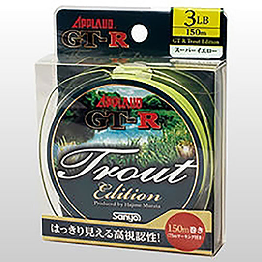 サンヨーナイロン (Sanyo) APPLAUD GT-R トラウトエディション 150m 5lb スーパーイエロー [ナイロンライン]