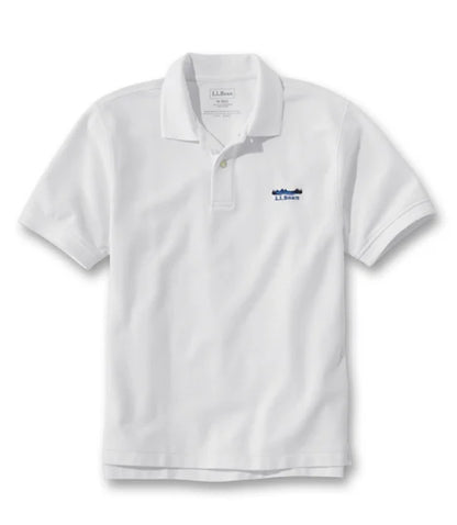 メンズ ジャパン・フィット　プレミアム・ダブル・エル・ポロシャツ カタディン・ロゴの刺繍入り 507012