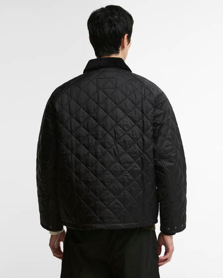 barbour os transport quilted jacketblack MQU1796