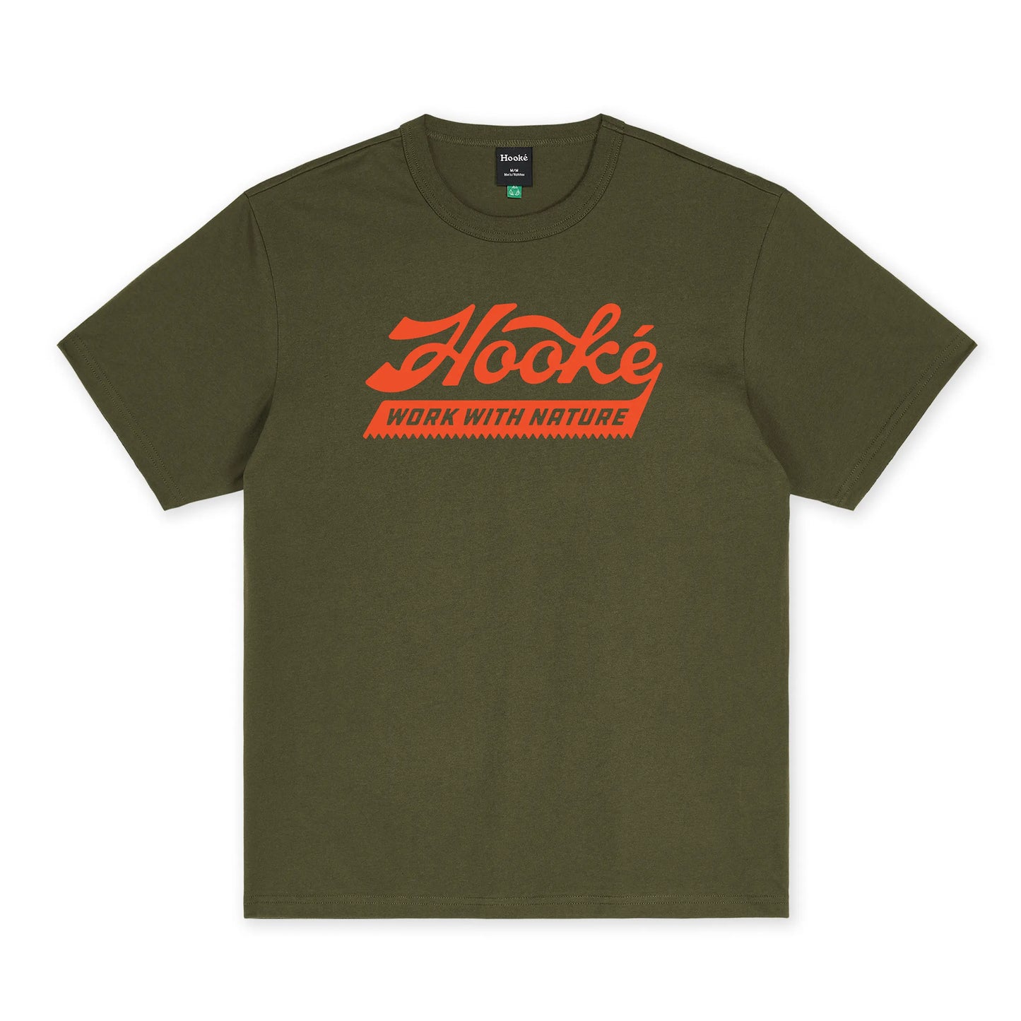 M's Hooké Workwear T-shirt Dark Olive -HOOKE