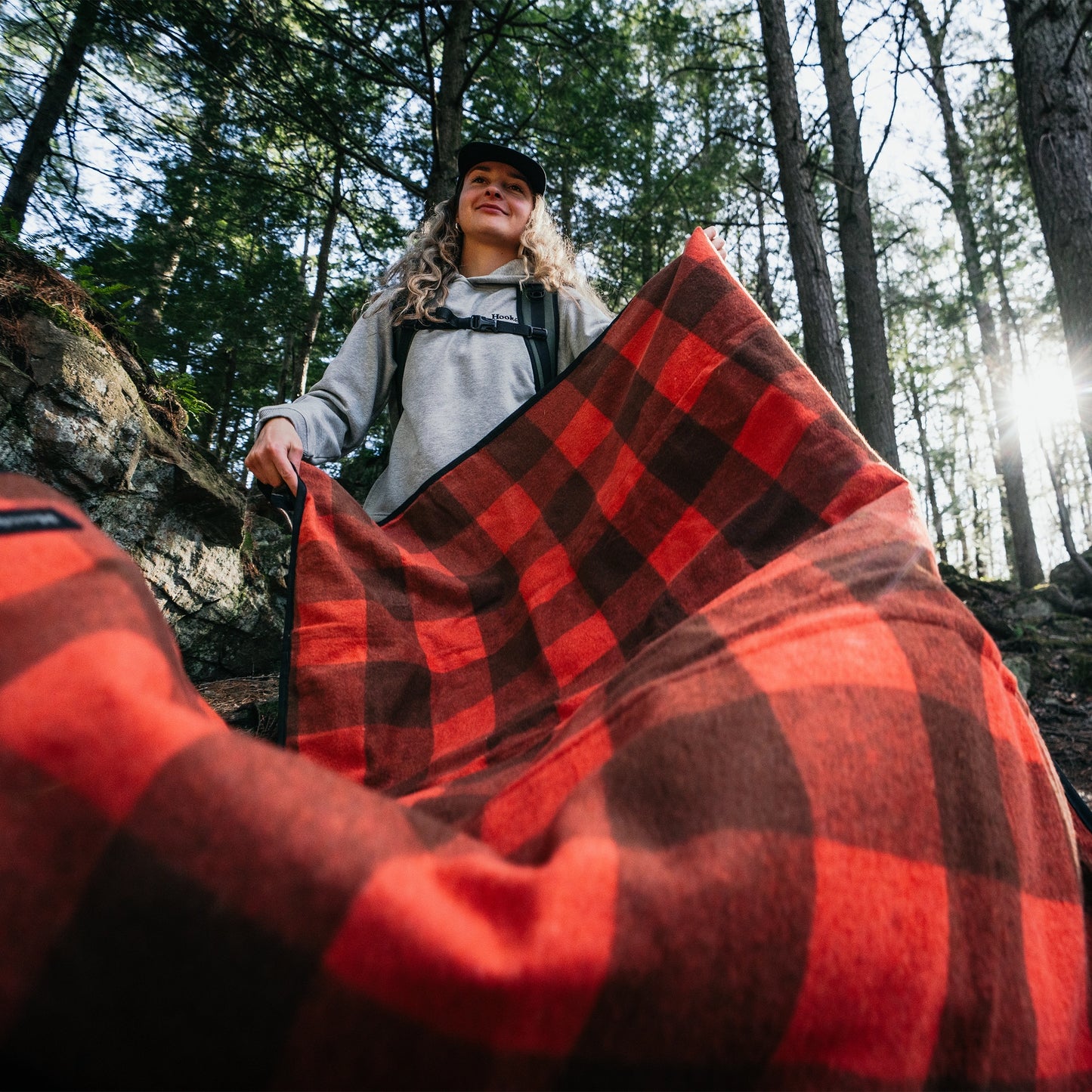 26S Canadian waterproof outdoor blanket A-OWB -HOOKE