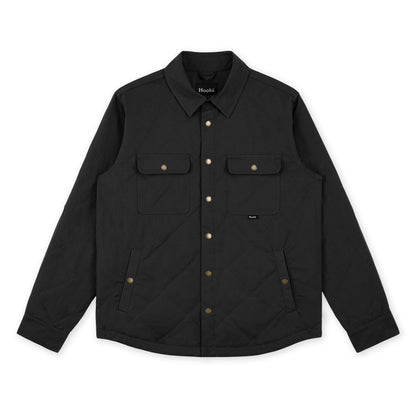 26S Ms Quilted Jack Shirt M-QIS Black -HOOKE