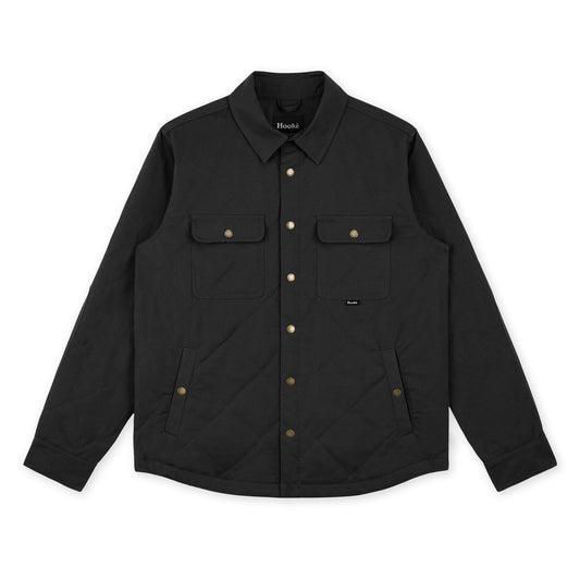 26S Ms Quilted Jack Shirt M-QIS Black -HOOKE