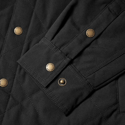 26S Ms Quilted Jack Shirt M-QIS Black -HOOKE