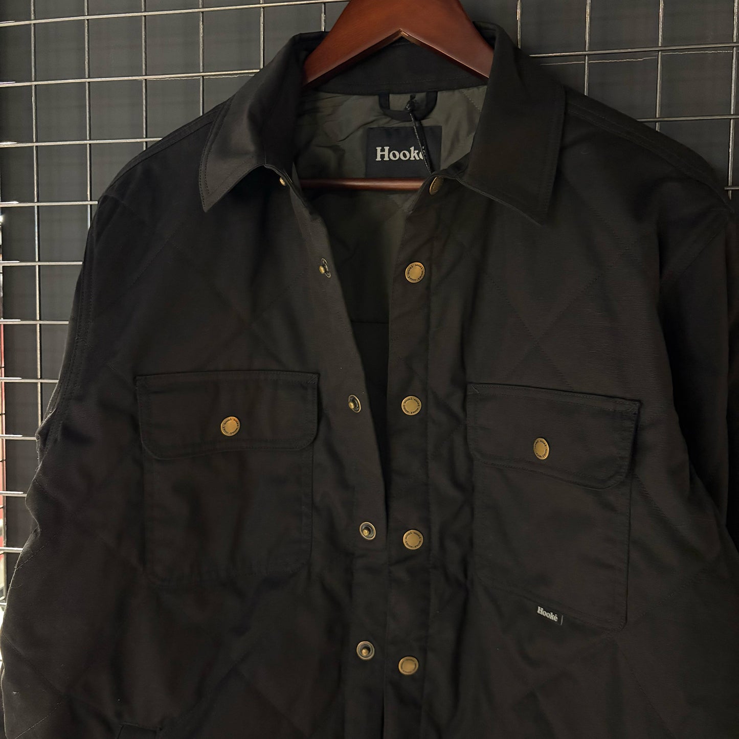 26S Ms Quilted Jack Shirt M-QIS-BLK