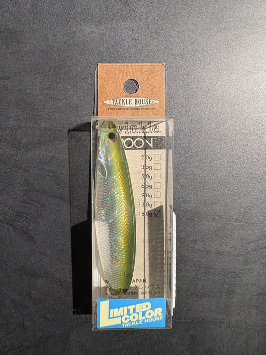 TACKLE HOUSE(タックルハウス) ツインクルスプーン 80mm 18g LTD-3 モスグリーン TS180 Twinkle SPOON