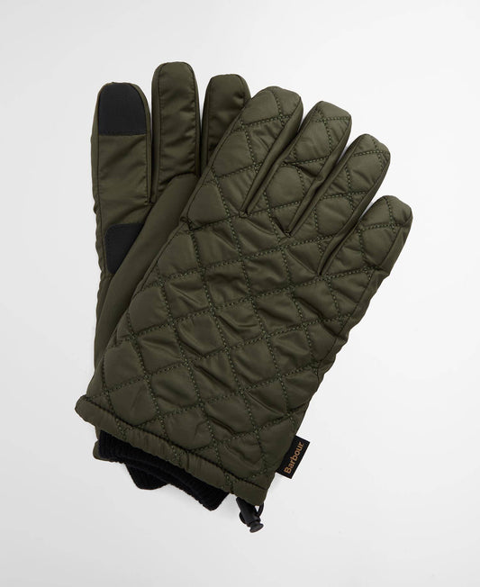 barbour harker waterproof gloves forest
