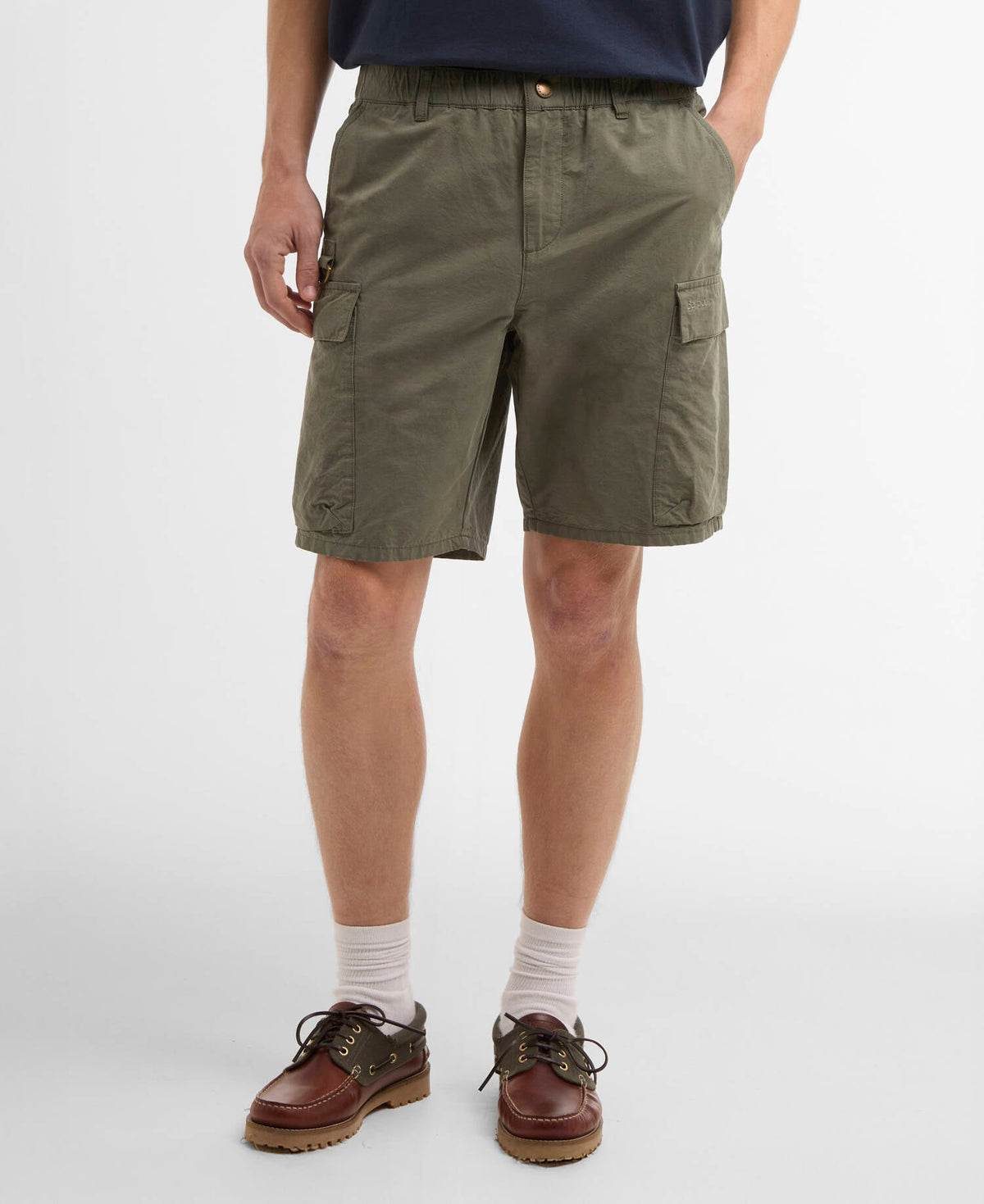 barbour spey poplin short archive olive M