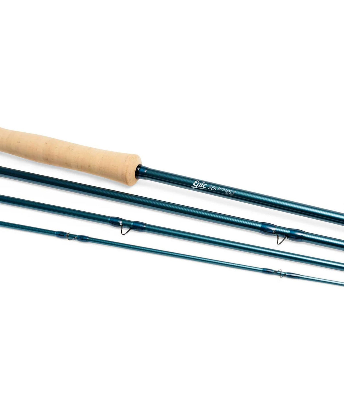 Ref.6wt 686 FastGlass Fly Rod-ARCTIC FG-105-BL
