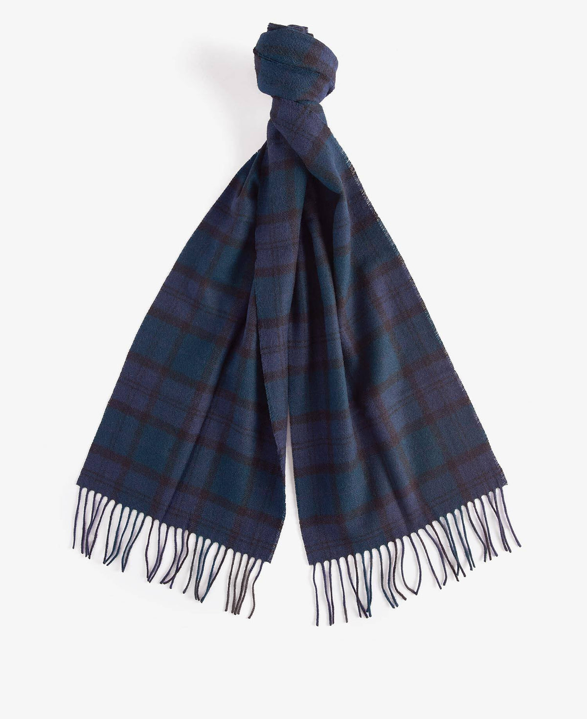 barbour tartan lambswool scarf black watch 1